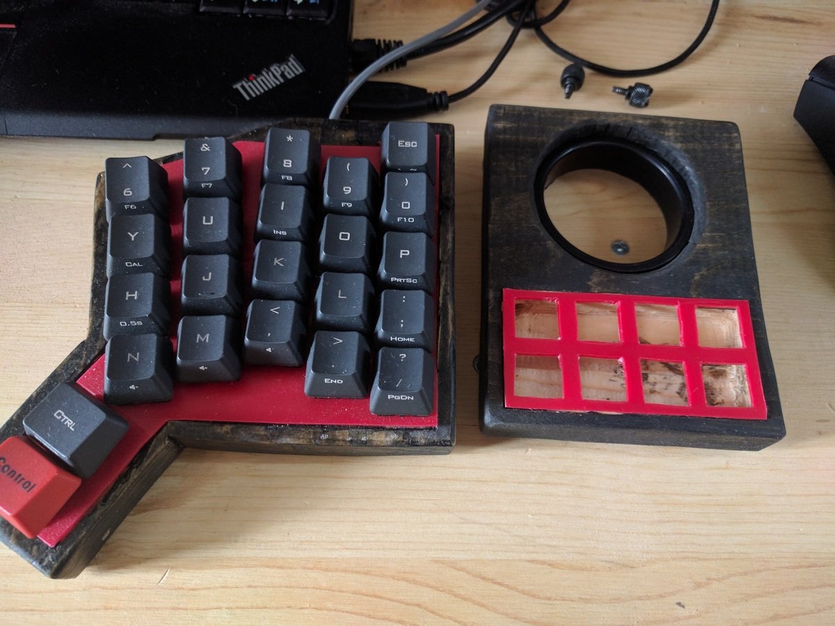 Built the plate for the trackball
